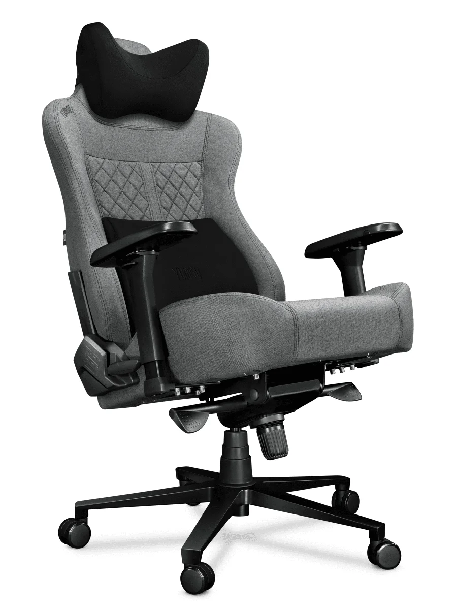 Fotel gamingowy YUMISU 2052 Tkanina CLOUD/BLACK