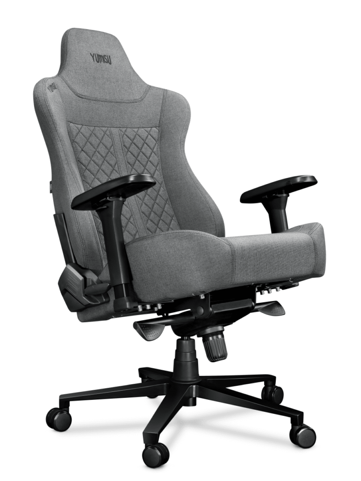 Fotel gamingowy YUMISU 2052 Tkanina CLOUD/BLACK - obrazek 3