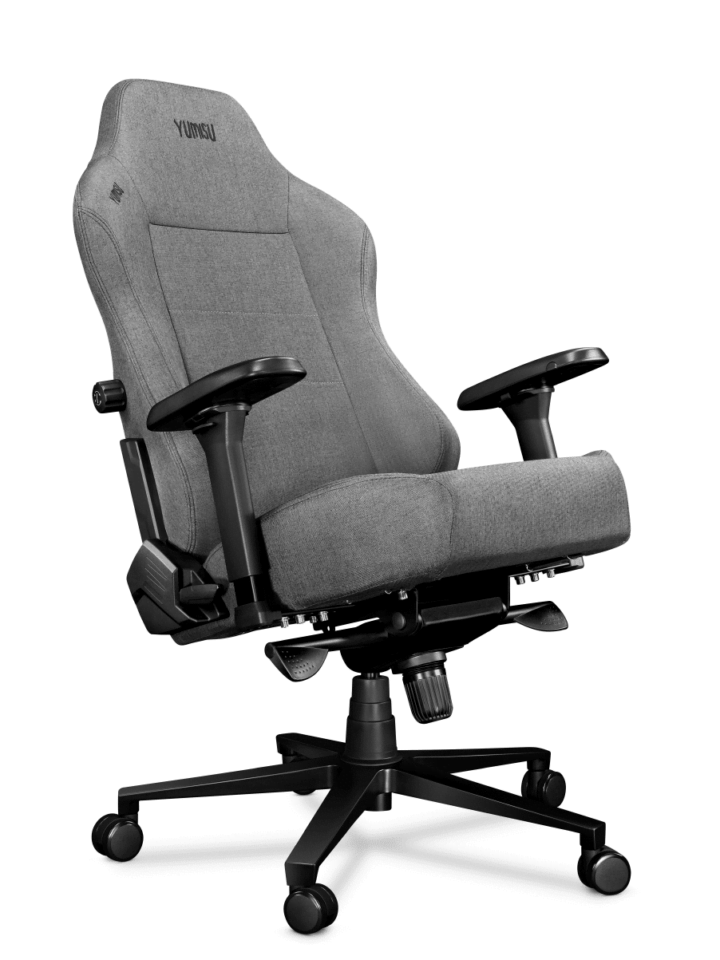 Fotel gamingowy YUMISU 2054 Tkanina CLOUD/BLACK - obrazek 3