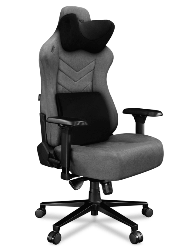 Fotel gamingowy YUMISU 2053 Tkanina CLOUD/BLACK