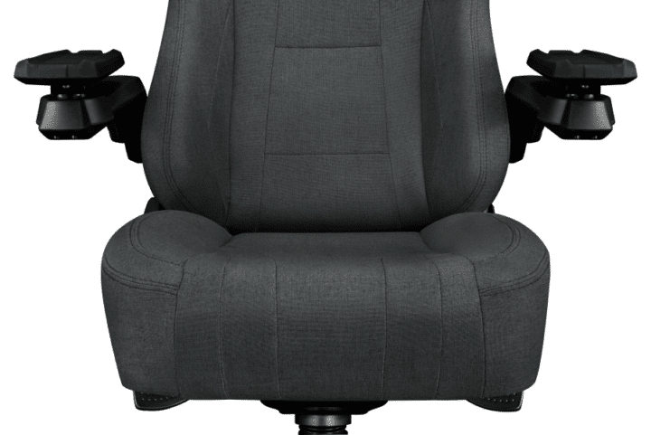 Fotel gamingowy YUMISU 2049 Tkanina GRAY/BLACK - obrazek 13