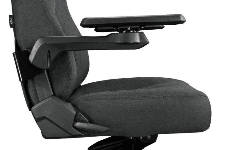 Fotel gamingowy YUMISU 2049 Tkanina GRAY/BLACK - obrazek 17