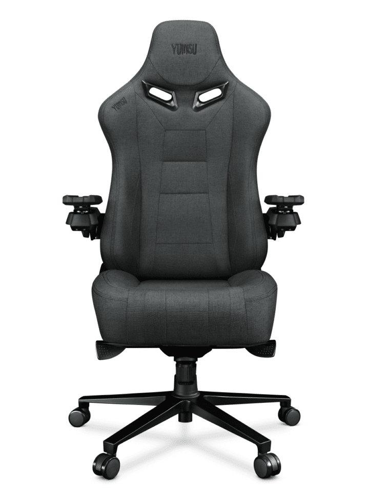 Fotel gamingowy YUMISU 2049 Tkanina GRAY/BLACK - obrazek 6