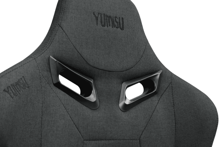 Fotel gamingowy YUMISU 2049 Tkanina GRAY/BLACK - obrazek 20