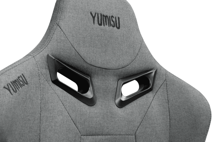 Fotel gamingowy YUMISU 2049 Tkanina CLOUD/BLACK - obrazek 20