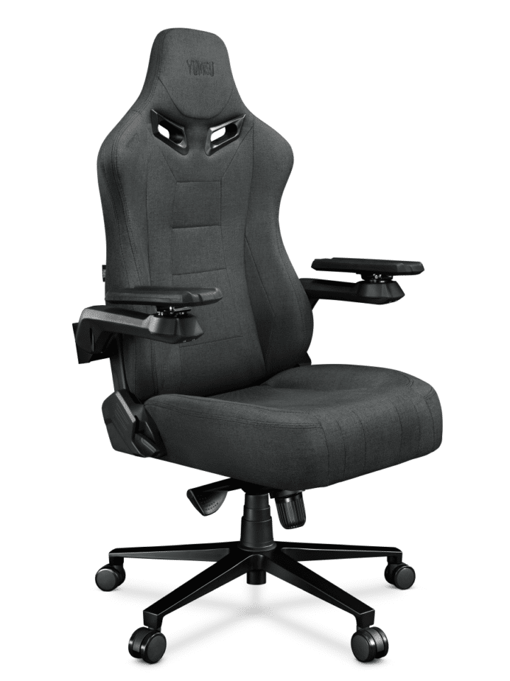 Fotel gamingowy YUMISU 2049 Tkanina GRAY/BLACK - obrazek 7