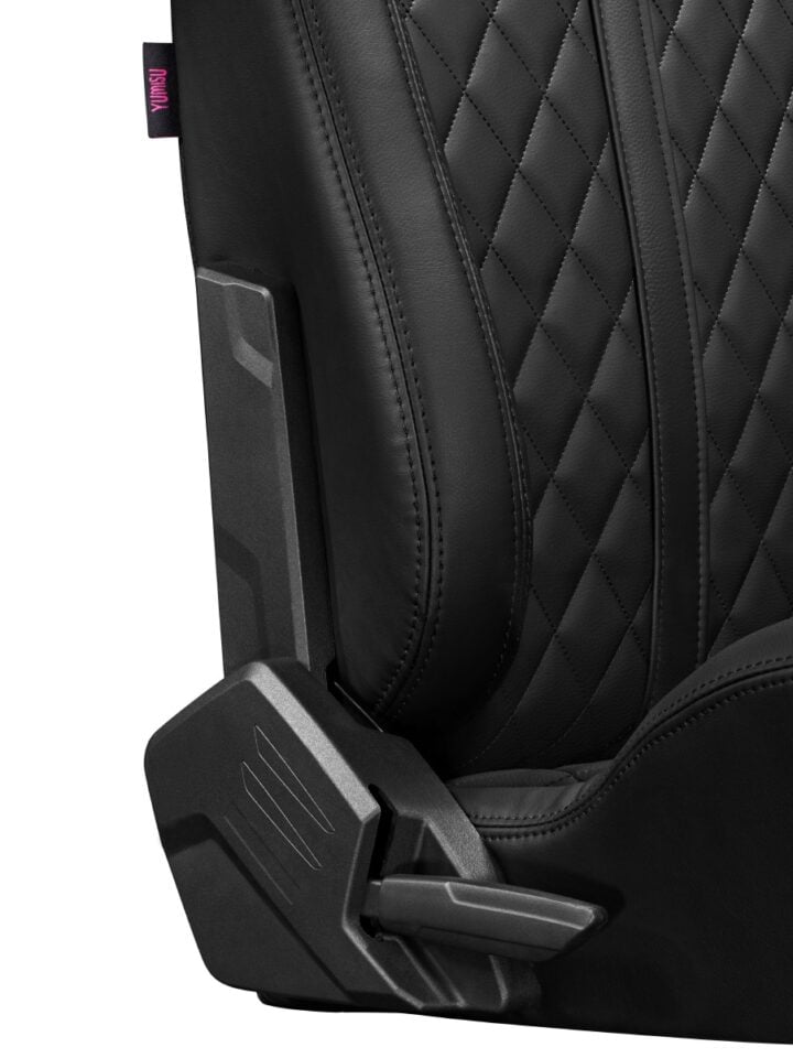 Fotel gamingowy YUMISU 2050 Magnetic Real Leather BLACK - obrazek 16