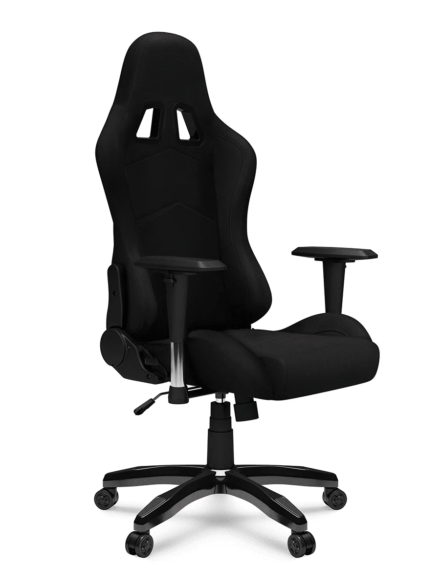 Fotel gamingowy FALCON+ Tkanina Czarny - obrazek 4