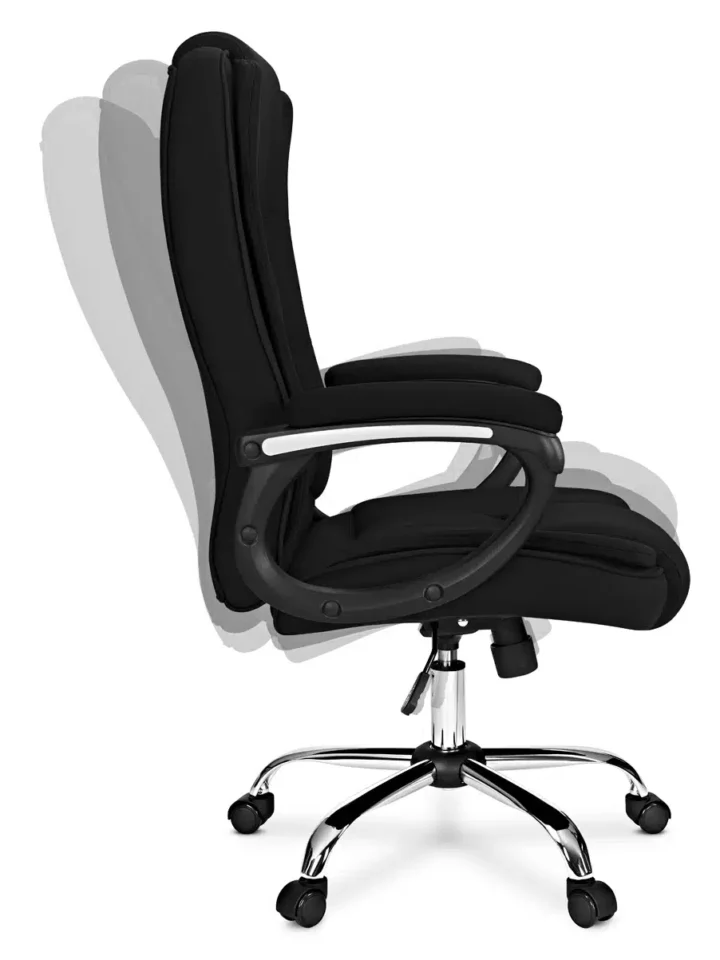 Fotel biurowy Ambiente Materiałowy Czarny - obrazek 5