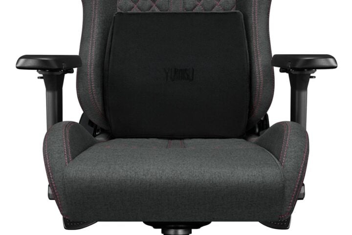 Fotel gamingowy YUMISU 2050 Magnetic Tkanina GRAY/PINK - obrazek 16