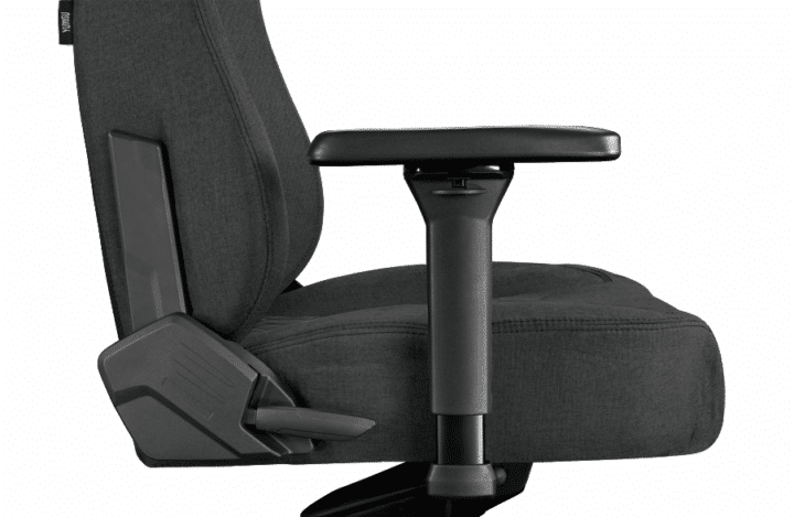 Fotel gamingowy YUMISU 2053 Magnetic Tkanina GRAY/BLACK - obrazek 12