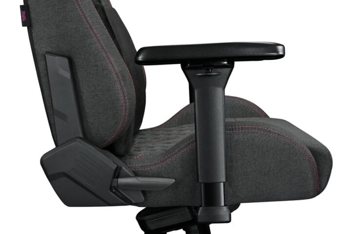 Fotel gamingowy YUMISU 2050 Magnetic Tkanina GRAY/PINK - obrazek 15