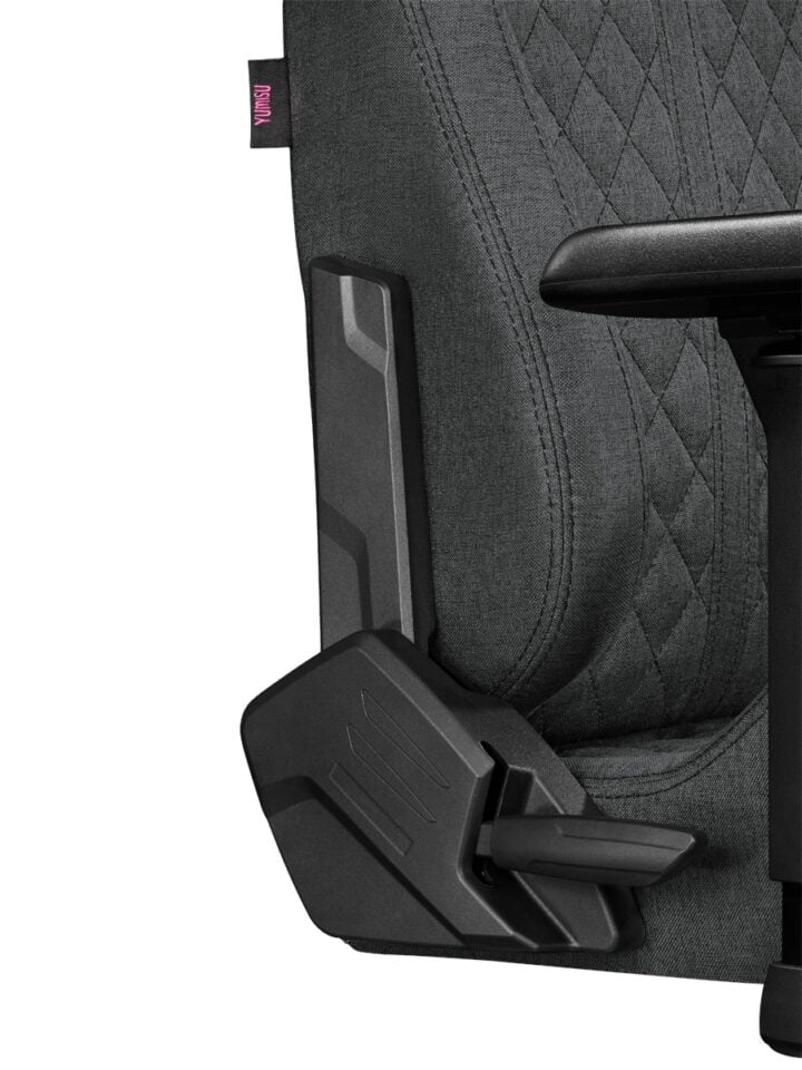 Fotel gamingowy YUMISU 2050 Magnetic Tkanina GRAY/BLACK - obrazek 16