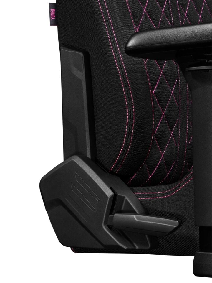 Fotel gamingowy YUMISU 2050 Magnetic Tkanina BLACK/PINK - obrazek 17