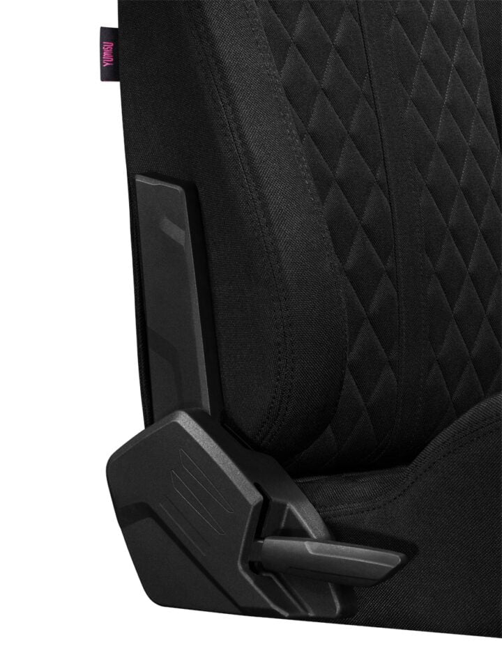 Fotel gamingowy YUMISU 2050 Magnetic Tkanina BLACK/BLACK - obrazek 17