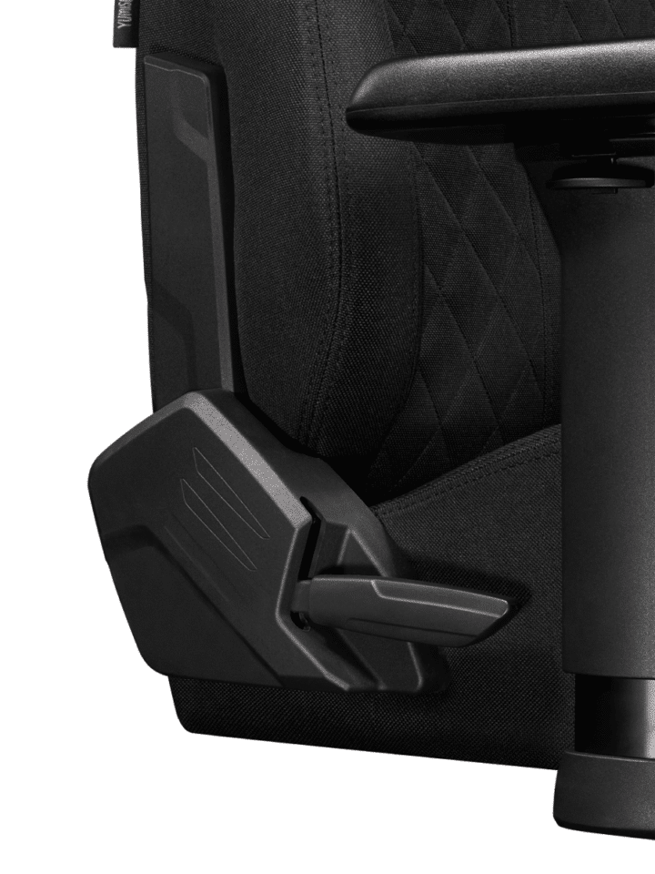 Fotel gamingowy YUMISU 2052 Magnetic Tkanina BLACK/BLACK - obrazek 17