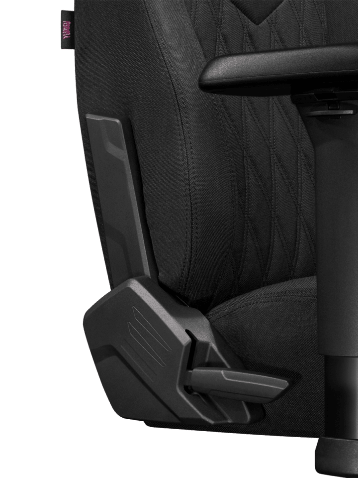 Fotel gamingowy YUMISU 2053 Magnetic Tkanina BLACK/BLACK - obrazek 17
