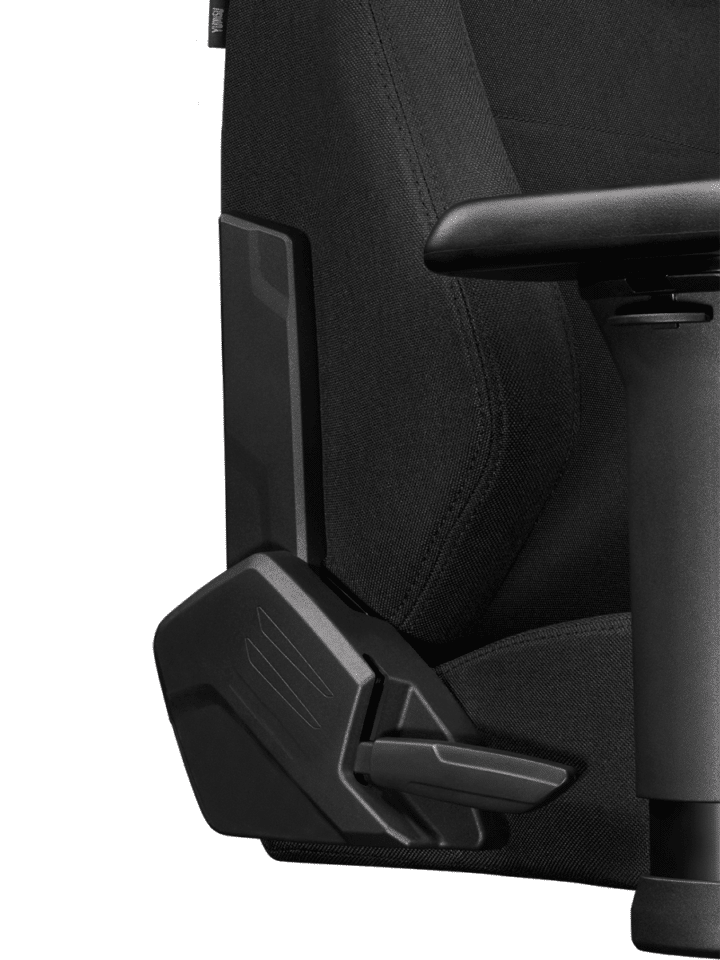 Fotel gamingowy YUMISU 2054 Magnetic Tkanina BLACK/BLACK - obrazek 17