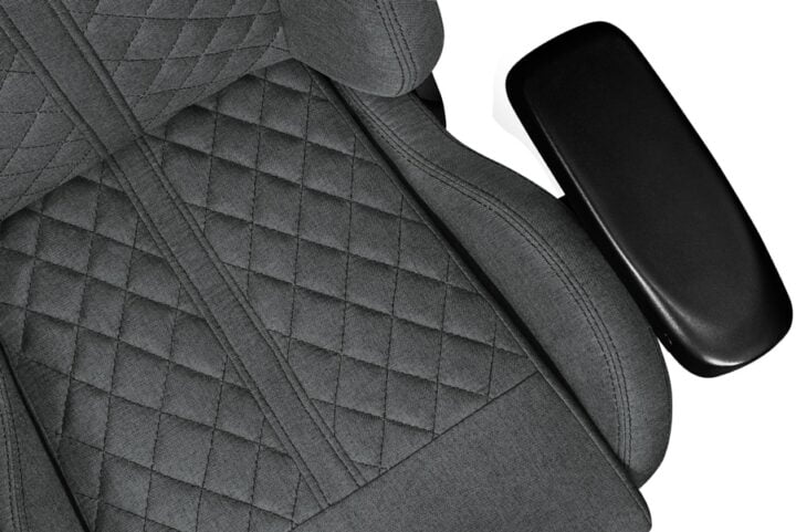 Fotel gamingowy YUMISU 2050 Magnetic Tkanina GRAY/BLACK - obrazek 15