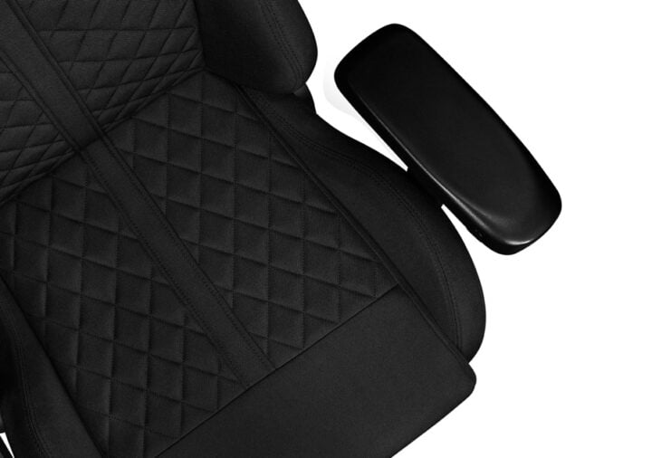 Fotel gamingowy YUMISU 2050 Magnetic Tkanina BLACK/BLACK - obrazek 16