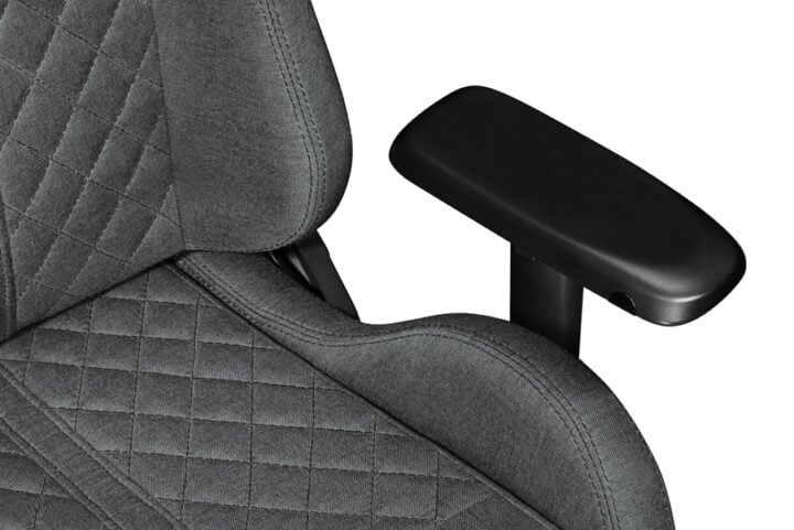 Fotel gamingowy YUMISU 2050 Magnetic Tkanina GRAY/BLACK - obrazek 14