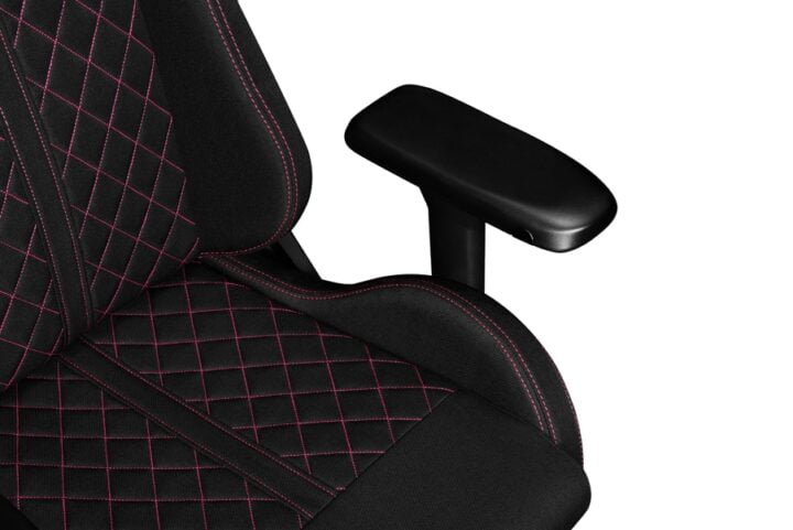 Fotel gamingowy YUMISU 2050 Magnetic Tkanina BLACK/PINK - obrazek 15