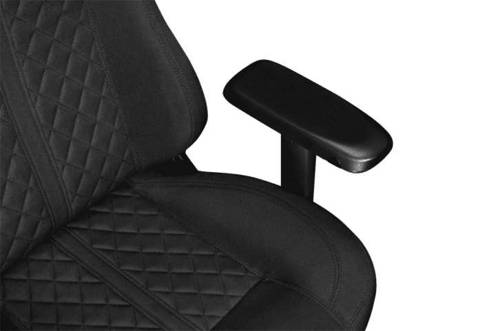 Fotel gamingowy YUMISU 2052 Magnetic Tkanina BLACK/BLACK - obrazek 15