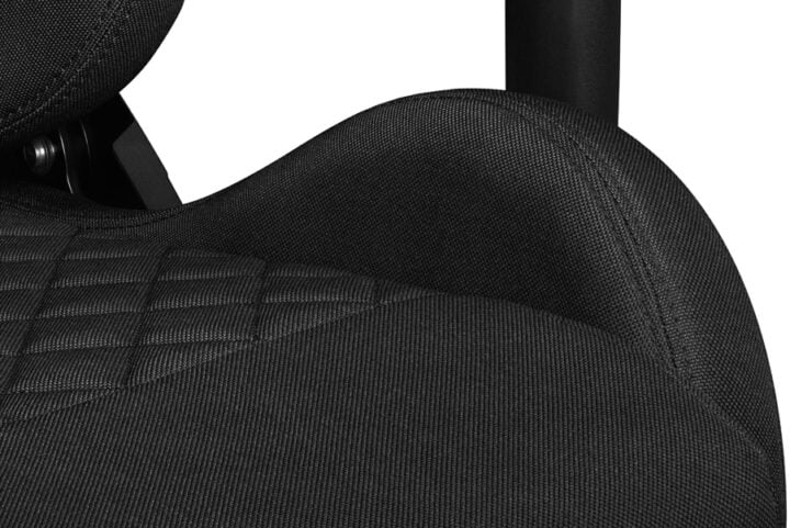 Fotel gamingowy YUMISU 2050 Magnetic Tkanina BLACK/BLACK - obrazek 14