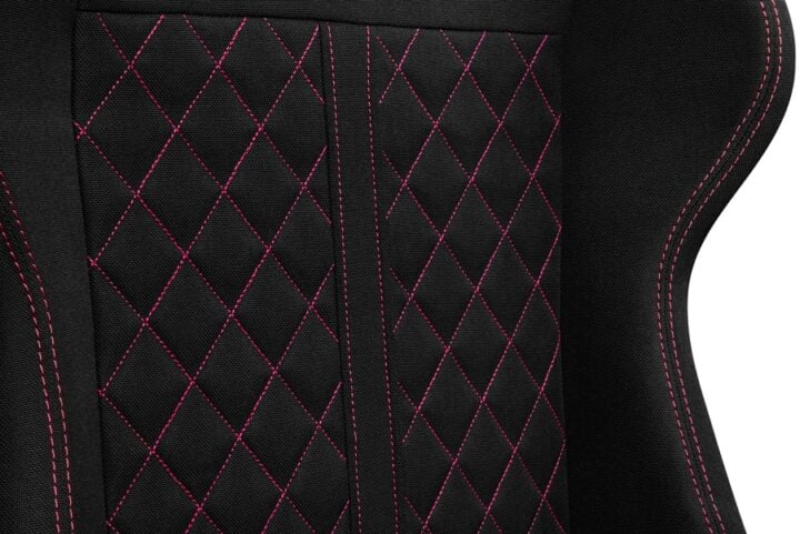 Fotel gamingowy YUMISU 2050 Magnetic Tkanina BLACK/PINK - obrazek 13