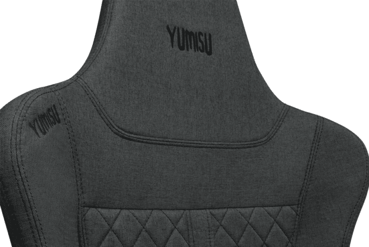 Fotel gamingowy YUMISU 2052 Magnetic Tkanina GRAY/BLACK - obrazek 12