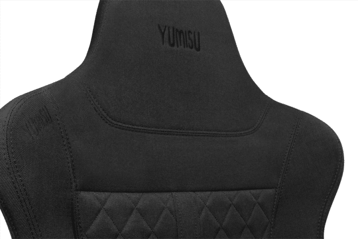 Fotel gamingowy YUMISU 2052 Magnetic Tkanina BLACK/BLACK - obrazek 12