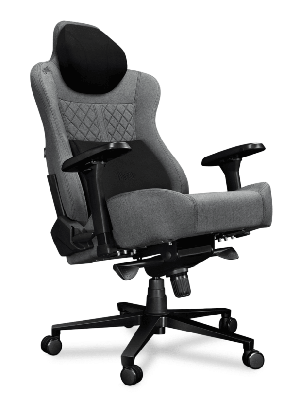 Fotel gamingowy YUMISU 2052 Magnetic Tkanina CLOUD/BLACK