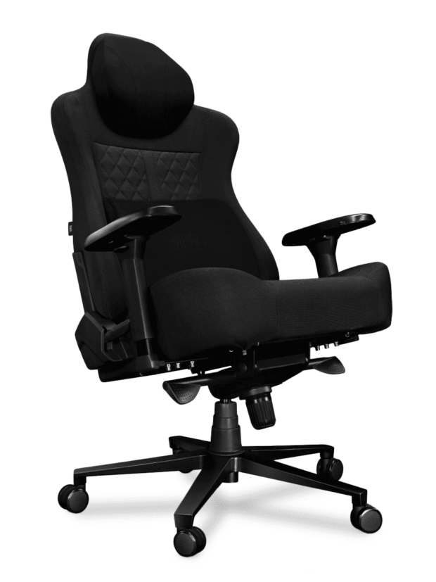 Fotel gamingowy YUMISU 2052 Magnetic Tkanina BLACK/BLACK
