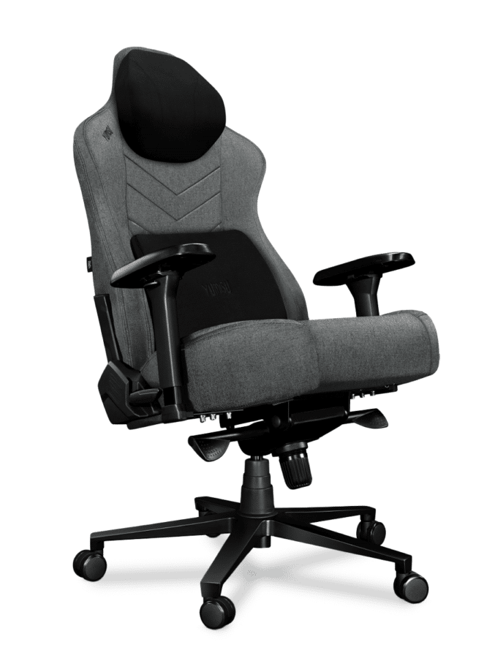 Fotel gamingowy YUMISU 2053 Magnetic Tkanina CLOUD/BLACK - obrazek 2