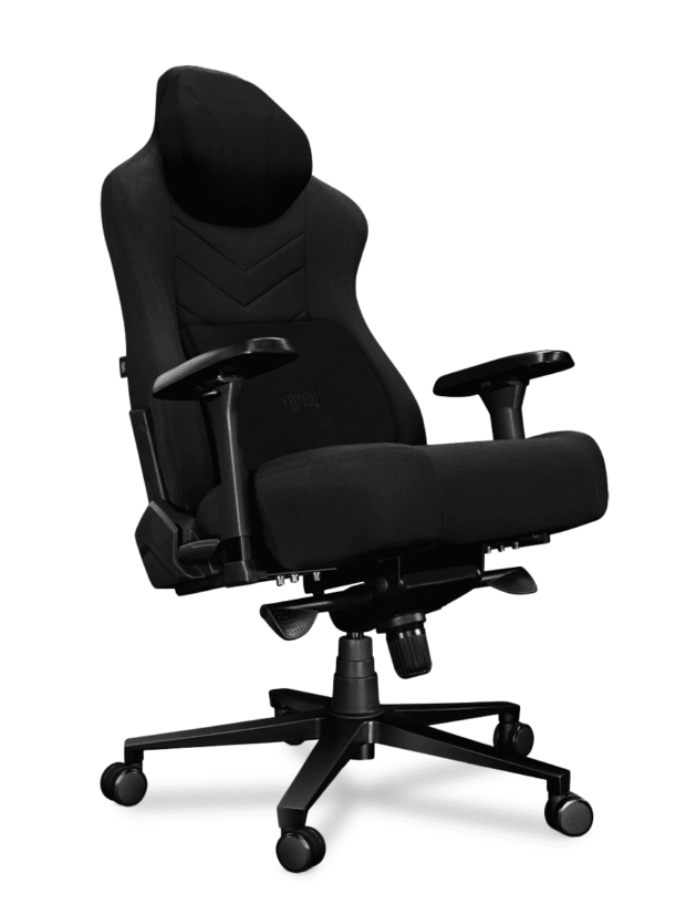Fotel gamingowy YUMISU 2053 Magnetic Tkanina BLACK/BLACK
