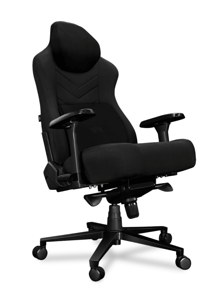 Fotel gamingowy YUMISU 2053 Magnetic Tkanina BLACK/BLACK - obrazek 2
