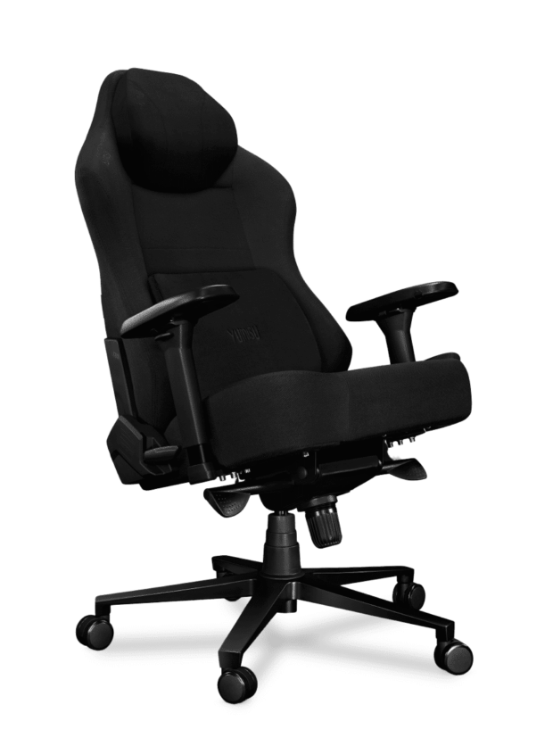 Fotel gamingowy YUMISU 2054 Magnetic Tkanina BLACK/BLACK