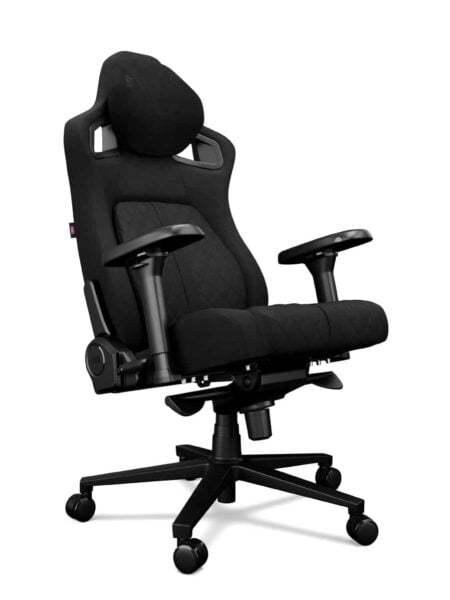 Fotel gamingowy YUMISU 2055 Magnetic Tkanina BLACK/BLACK