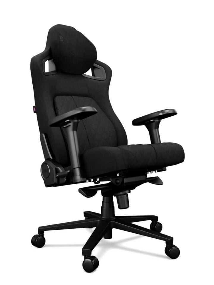 Fotel gamingowy YUMISU 2055 Magnetic Tkanina BLACK/BLACK - obrazek 2
