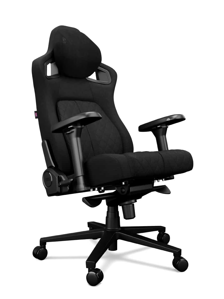 Fotel gamingowy YUMISU 2055 Magnetic Tkanina BLACK/BLACK