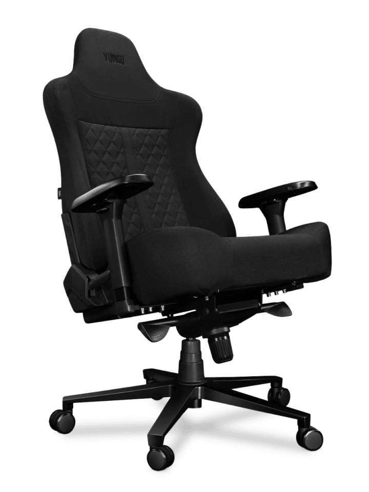Fotel gamingowy YUMISU 2052 Magnetic Tkanina BLACK/BLACK - obrazek 6
