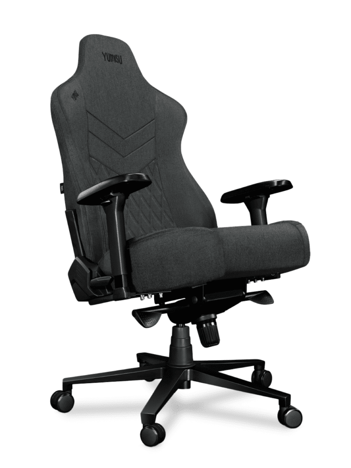 Fotel gamingowy YUMISU 2053 Magnetic Tkanina GRAY/BLACK - obrazek 6