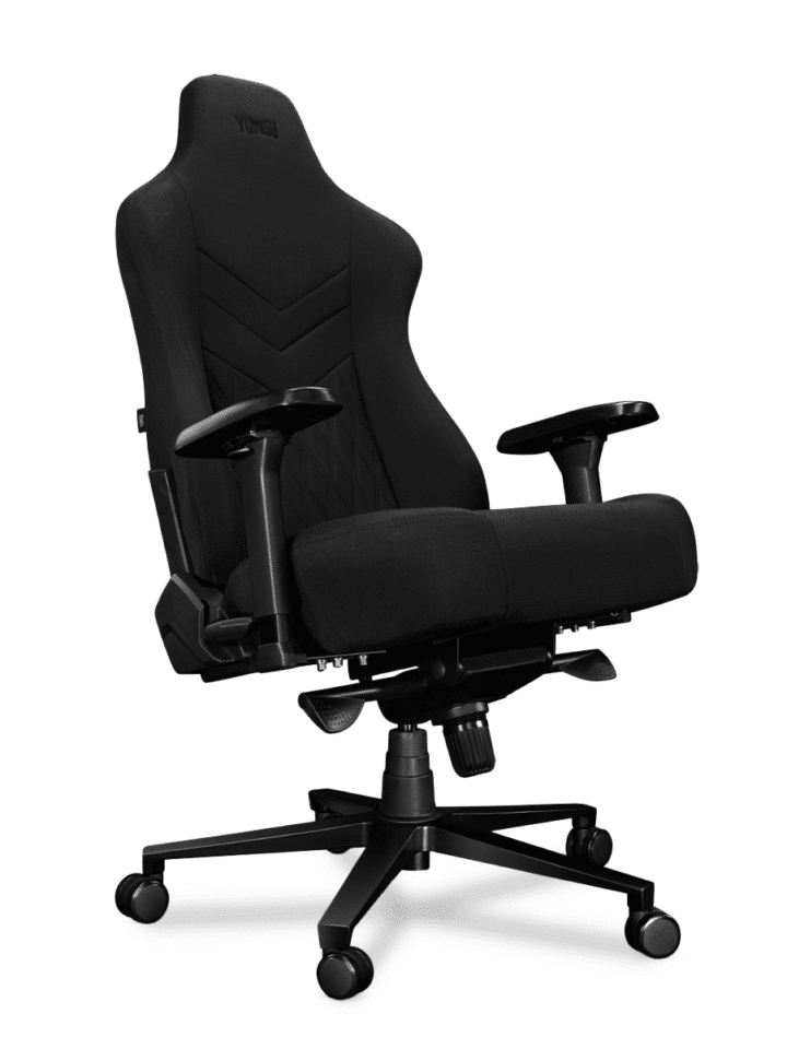 Fotel gamingowy YUMISU 2053 Magnetic Tkanina BLACK/BLACK - obrazek 6