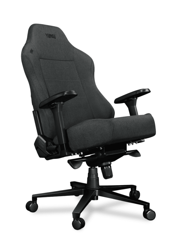 Fotel gamingowy YUMISU 2054 Magnetic Tkanina GRAY/BLACK - obrazek 6
