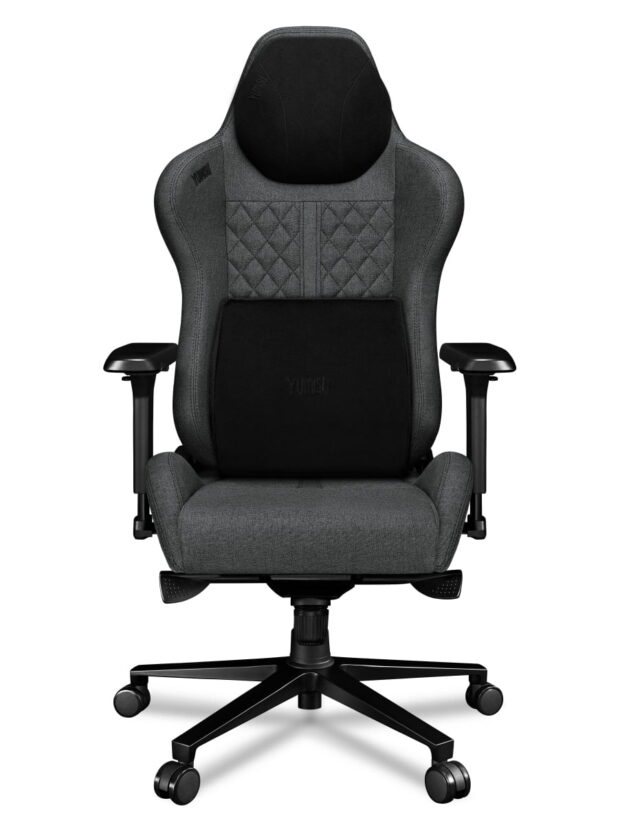 Fotel gamingowy YUMISU 2050 Magnetic Tkanina GRAY/BLACK