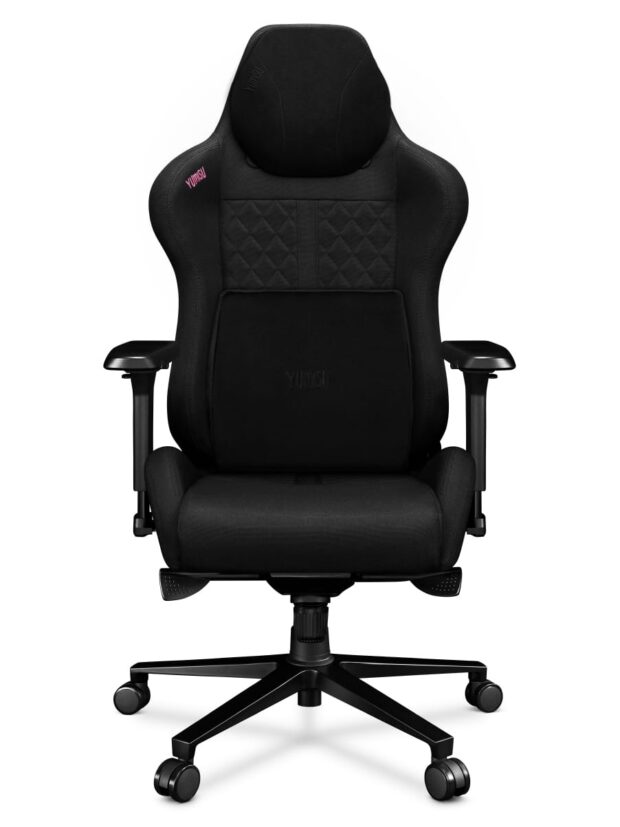 Fotel gamingowy YUMISU 2050 Magnetic Tkanina BLACK/BLACK