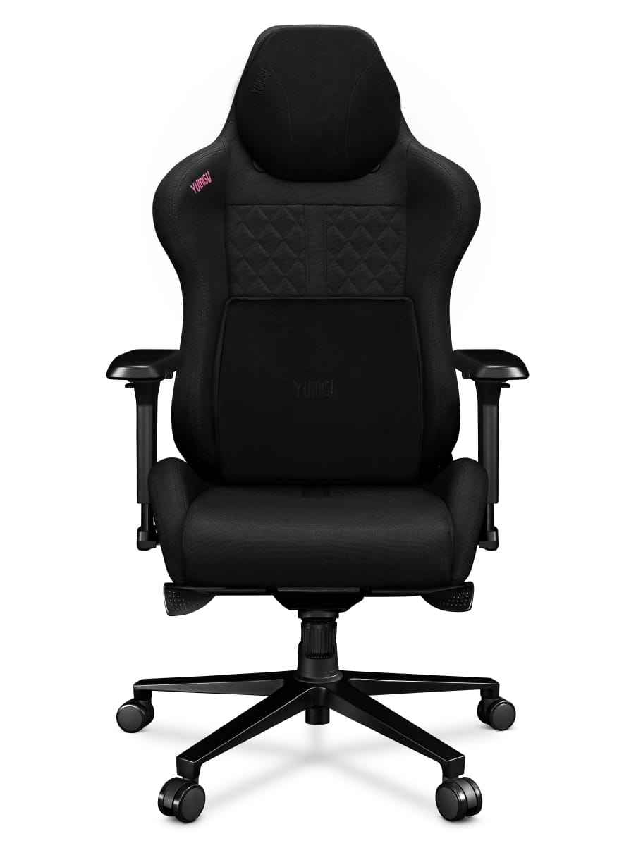 Fotel gamingowy YUMISU 2050 Magnetic Tkanina BLACK/BLACK