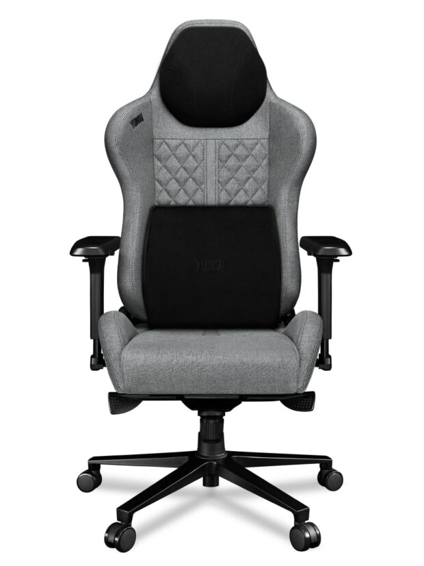 Fotel gamingowy YUMISU 2050 Magnetic Tkanina CLOUD/BLACK