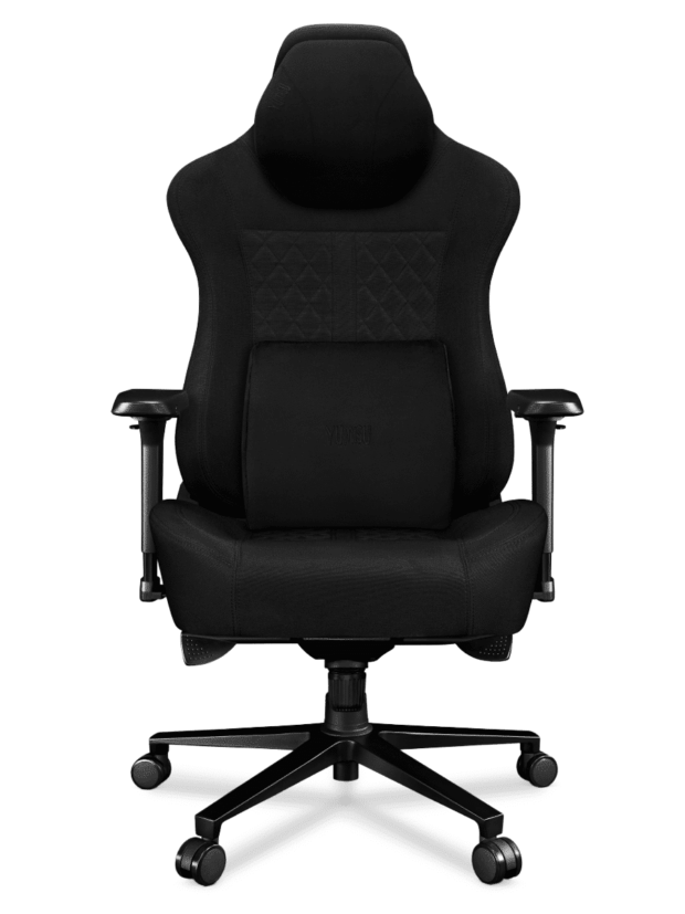 Fotel gamingowy YUMISU 2052 Magnetic Tkanina BLACK/BLACK