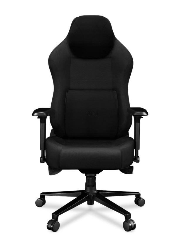 Fotel gamingowy YUMISU 2054 Magnetic Tkanina BLACK/BLACK